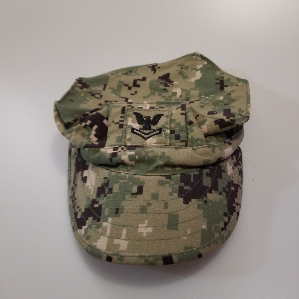 US Navy Working Type III Cap 6 3/4 Digital Camo Ripstop Military Hat